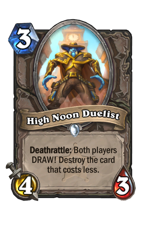 High Noon Duelist Hearthstone kártya