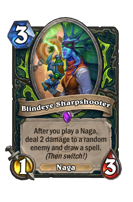 Blindeye Sharpshooter Hearthstone kártya