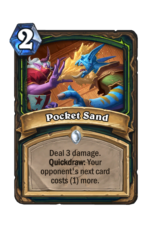 Pocket Sand Hearthstone kártya