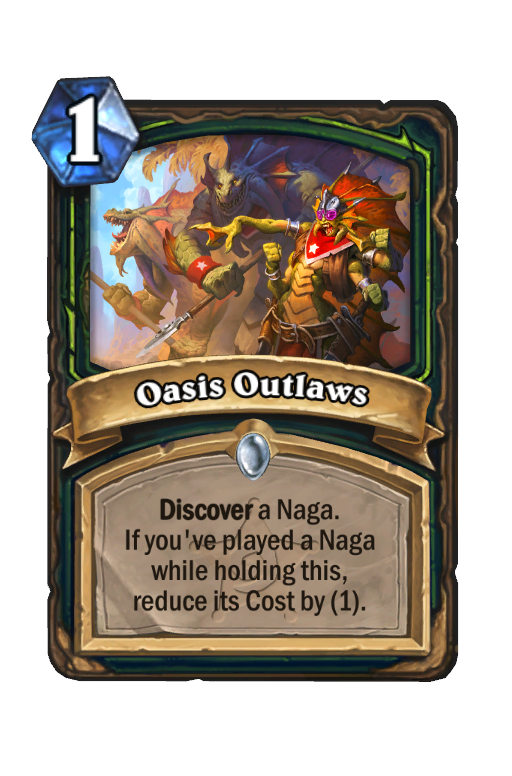 Oasis Outlaws Hearthstone kártya