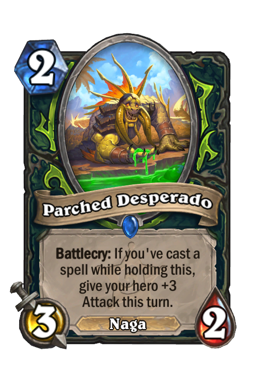 Parched Desperado Hearthstone kártya