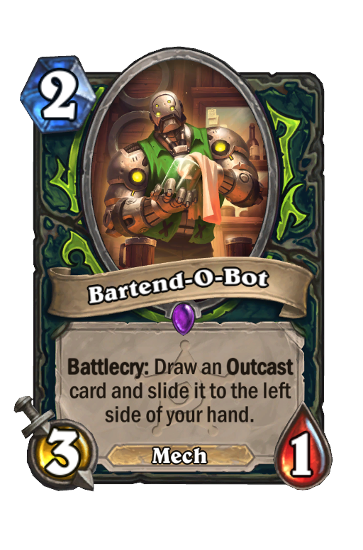 Bartend-O-Bot Hearthstone kártya