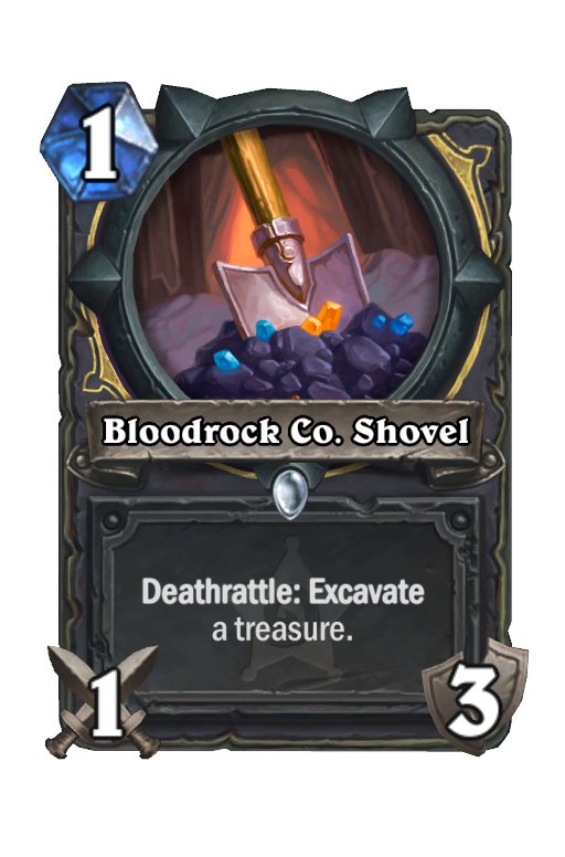 Bloodrock Co. Shovel Hearthstone kártya