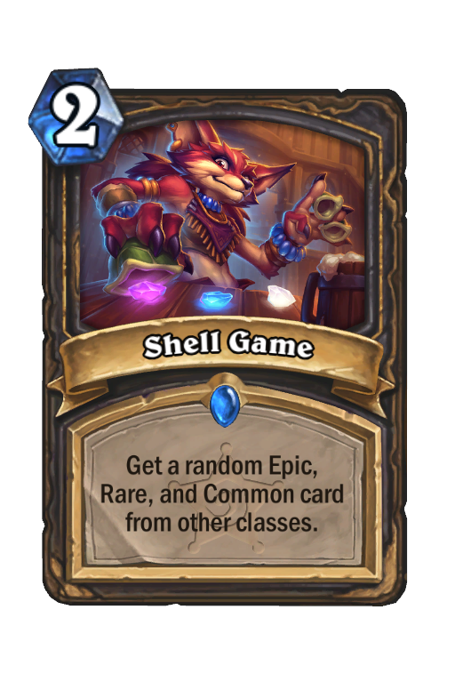 Shell Game Hearthstone kártya