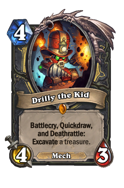Drilly the Kid Hearthstone kártya