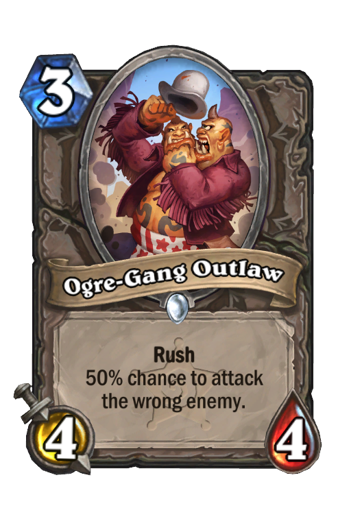 Ogre-Gang Outlaw Hearthstone kártya