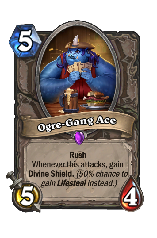 Ogre-Gang Ace Hearthstone kártya