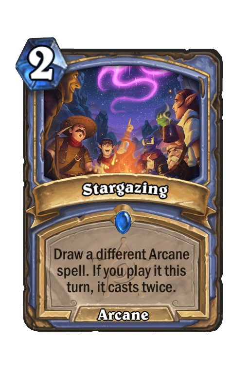 Stargazing Hearthstone kártya