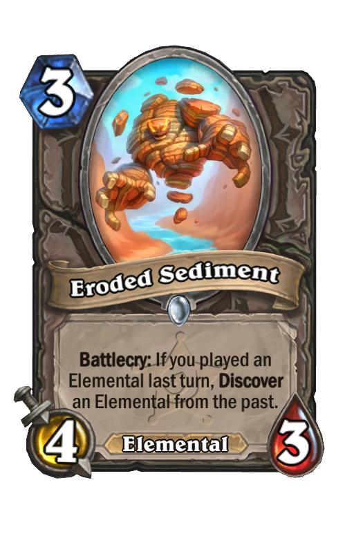 Eroded Sediment Hearthstone kártya