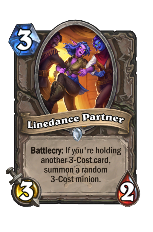 Linedance Partner Hearthstone kártya
