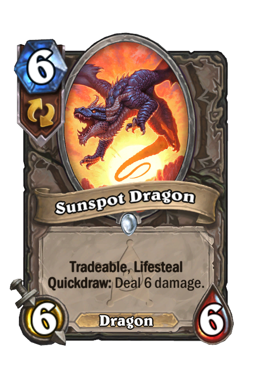 Sunspot Dragon Hearthstone kártya