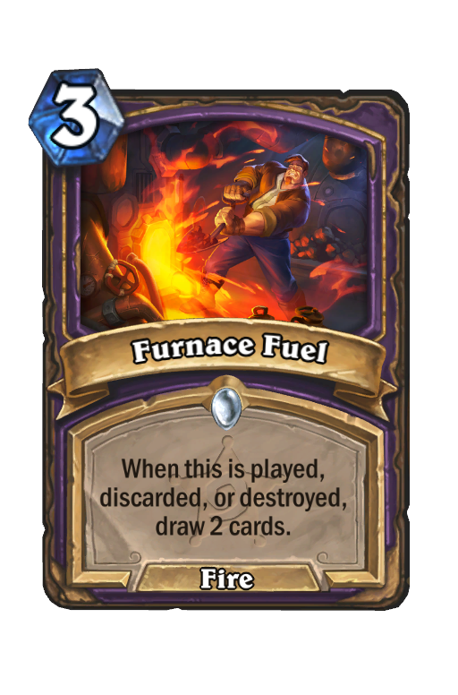 Furnace Fuel Hearthstone kártya