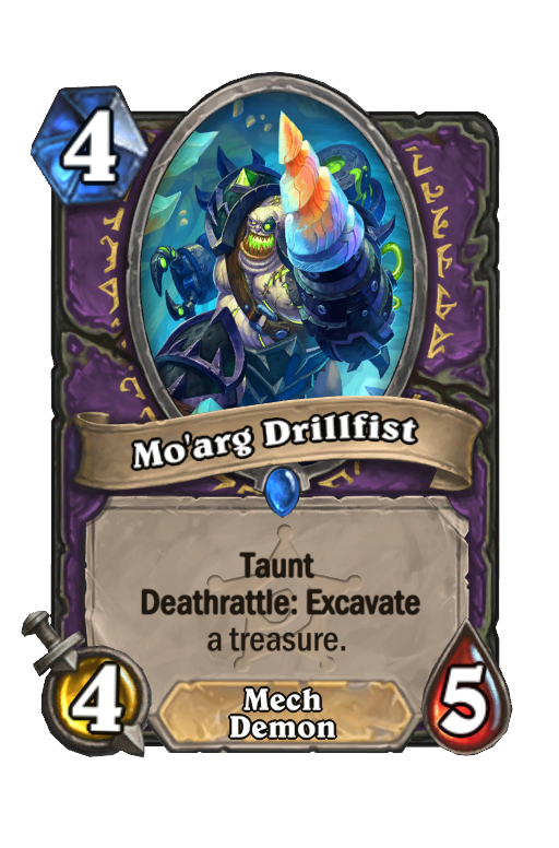 Mo'arg Drillfist Hearthstone kártya