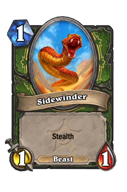 Sidewinder Hearthstone kártya