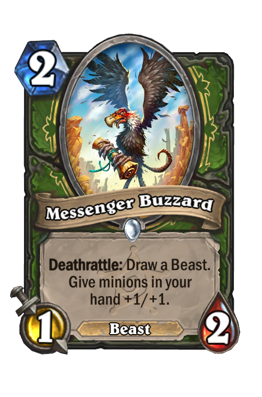 Messenger Buzzard Hearthstone kártya