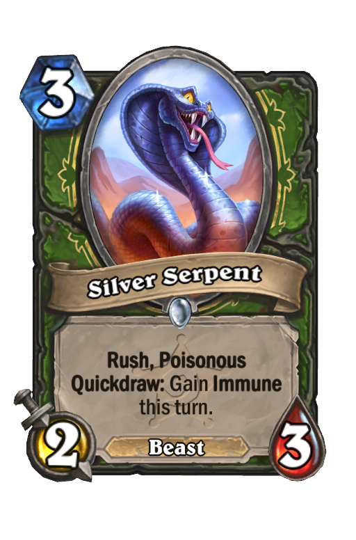 Silver Serpent Hearthstone kártya