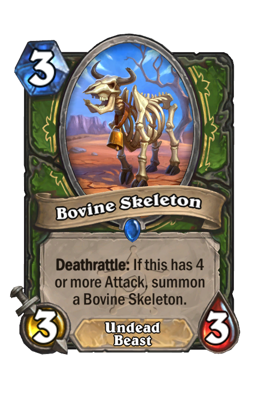 Bovine Skeleton Hearthstone kártya