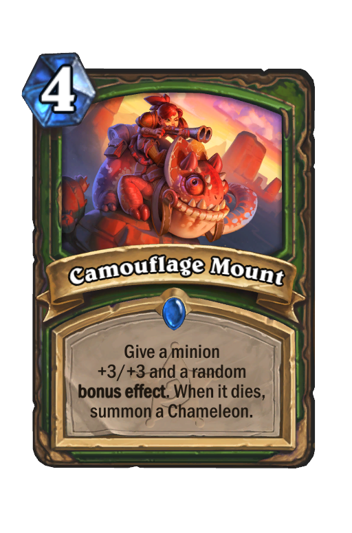 Camouflage Mount Hearthstone kártya