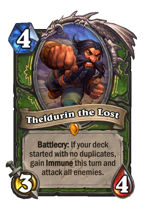 Theldurin the Lost Hearthstone kártya
