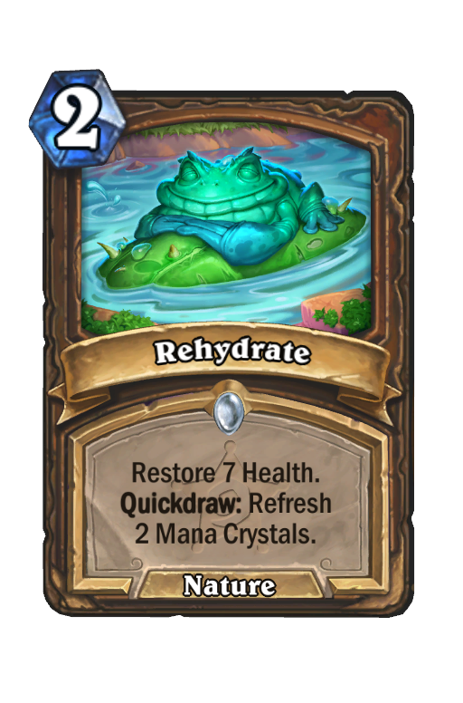 Rehydrate Hearthstone kártya
