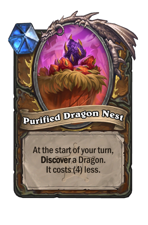 Purified Dragon Nest Hearthstone kártya