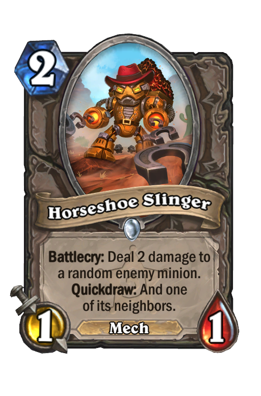 Horseshoe Slinger Hearthstone kártya