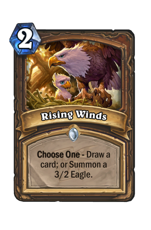 Rising Winds Hearthstone kártya