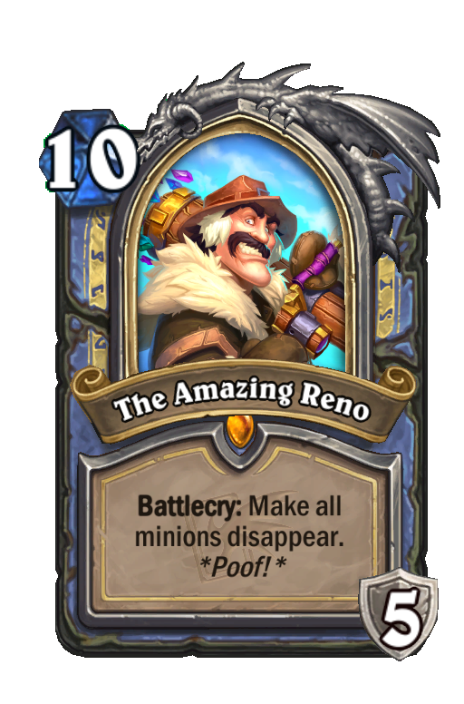 The Amazing Reno Hearthstone kártya