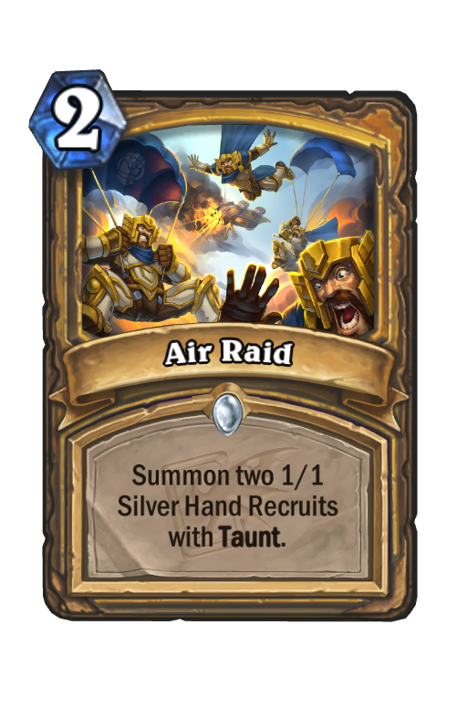 Air Raid Hearthstone kártya