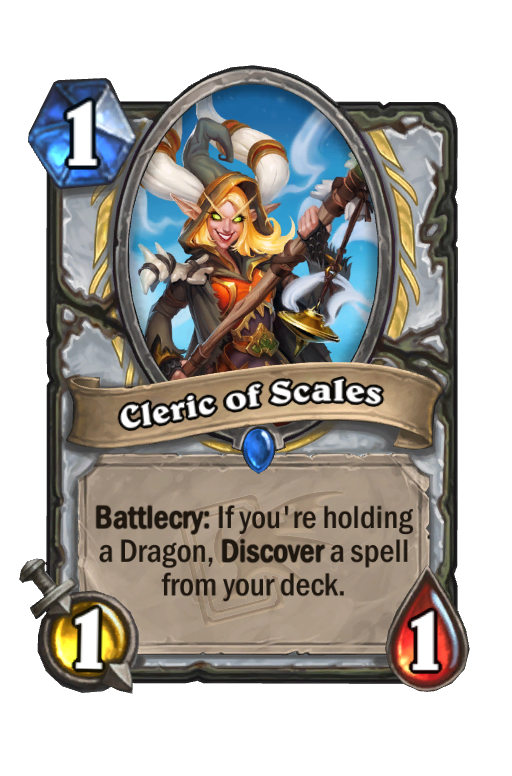 Cleric of Scales Hearthstone kártya