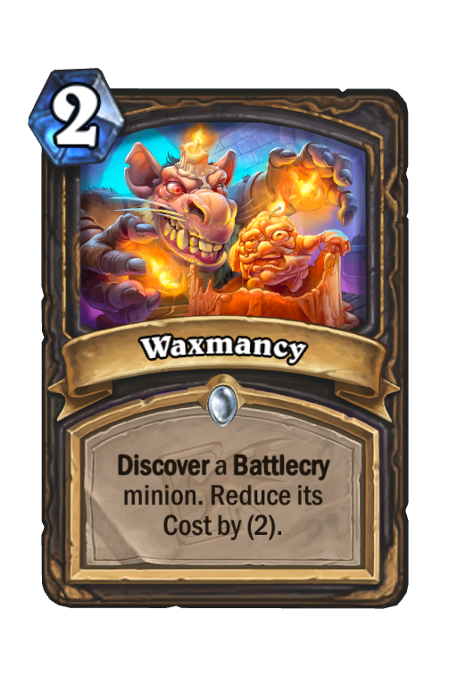 Waxmancy Hearthstone kártya