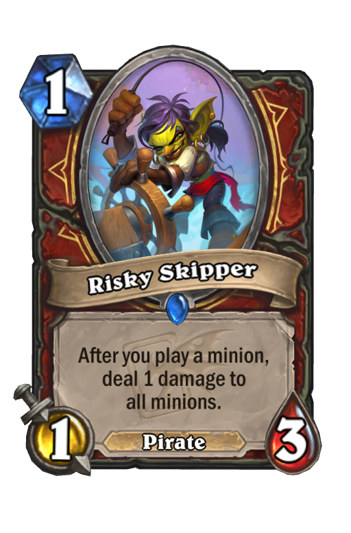 Risky Skipper Hearthstone kártya