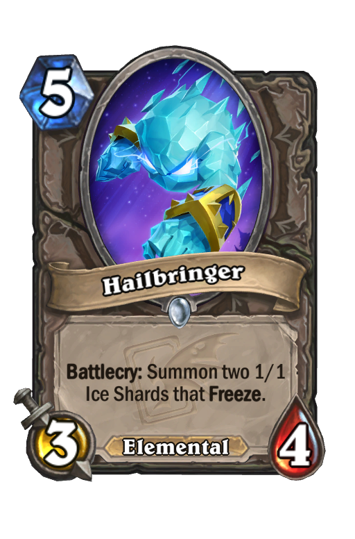 Hailbringer Hearthstone kártya
