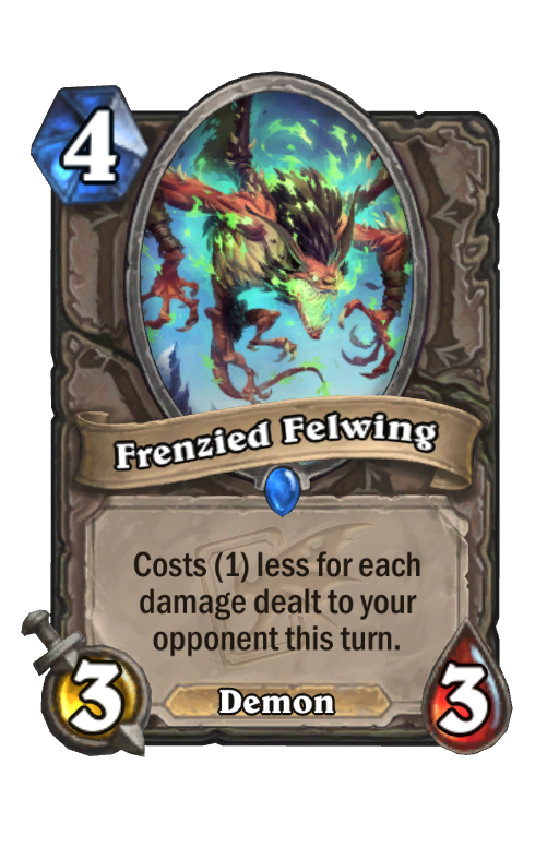 Frenzied Felwing Hearthstone kártya