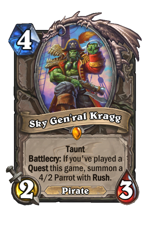 Sky Gen'ral Kragg Hearthstone kártya