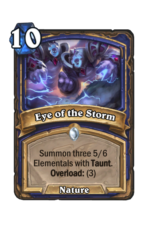 Eye of the Storm Hearthstone kártya