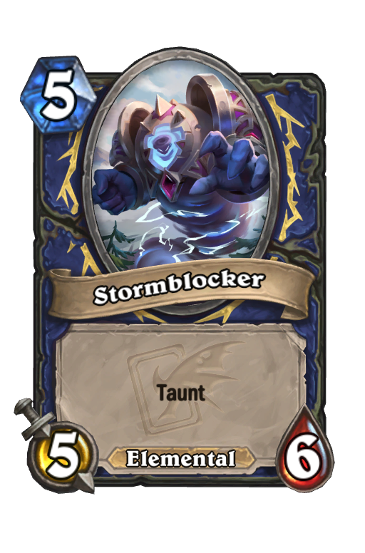 Stormblocker Hearthstone kártya