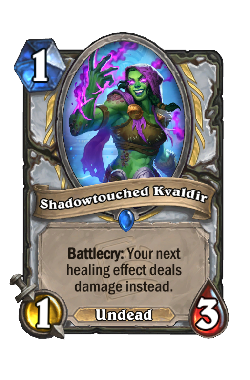 Shadowtouched Kvaldir Hearthstone kártya