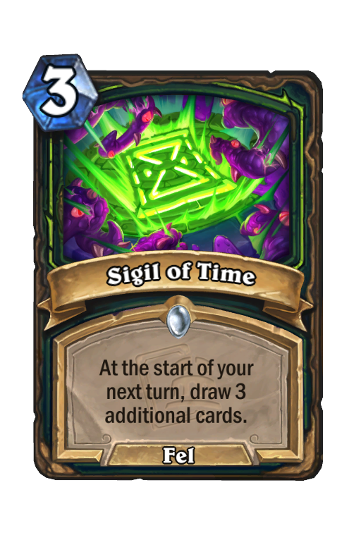 Sigil of Time Hearthstone kártya