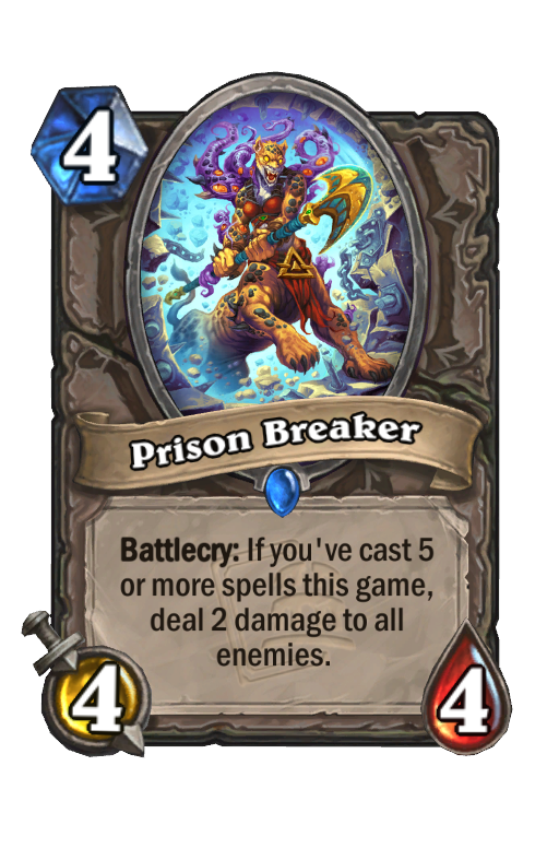 Prison Breaker Hearthstone kártya