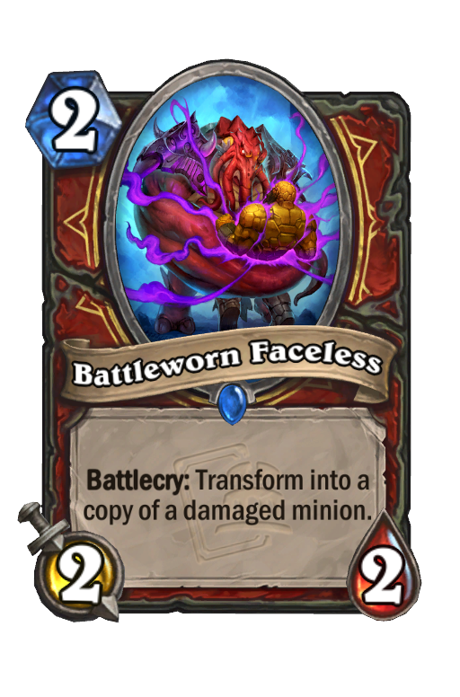 Battleworn Faceless Hearthstone kártya