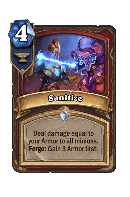 Sanitize Hearthstone kártya