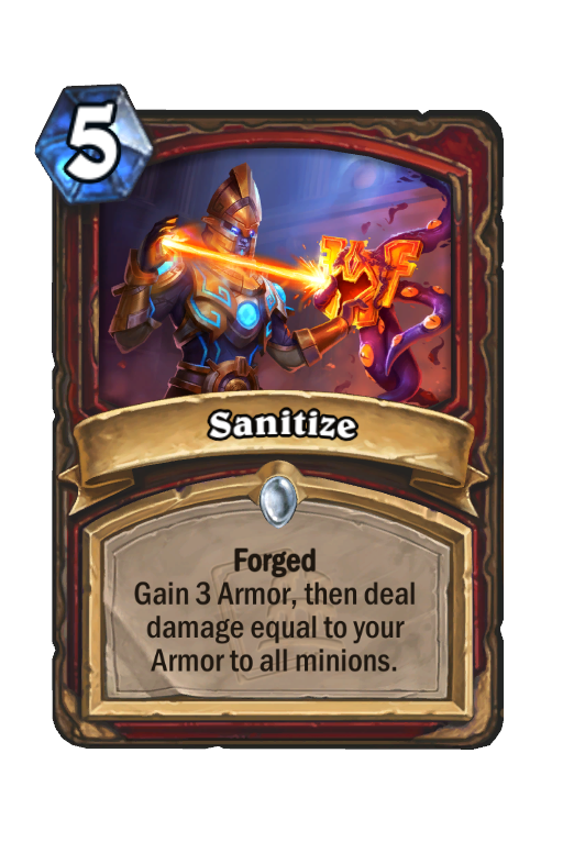 Sanitize Hearthstone kártya