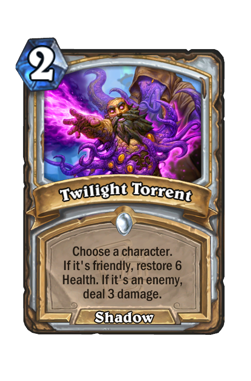 Twilight Torrent Hearthstone kártya