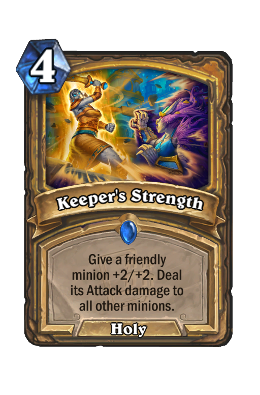Keeper's Strength Hearthstone kártya