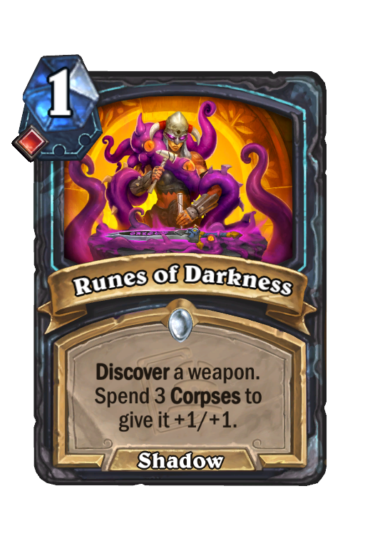 Runes of Darkness Hearthstone kártya