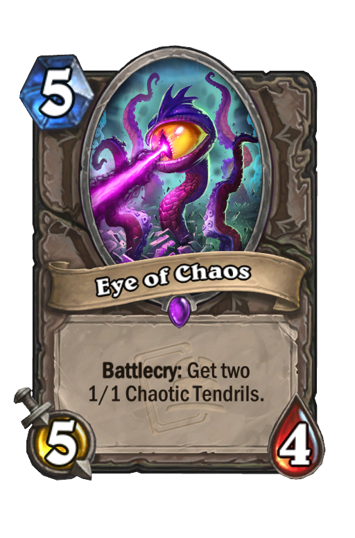 Eye of Chaos Hearthstone kártya