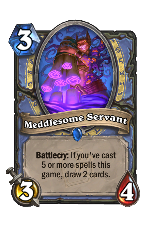 Meddlesome Servant Hearthstone kártya