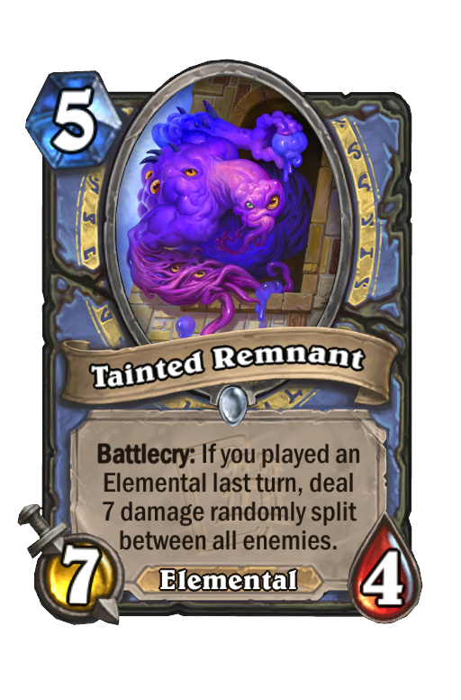Tainted Remnant Hearthstone kártya