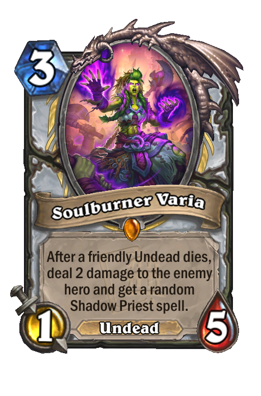 Soulburner Varia Hearthstone kártya